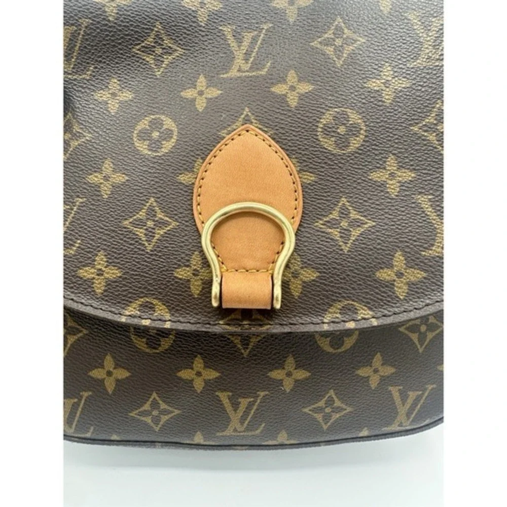 Louis Vuitton Saint Cloud GM Monogram Crossbody Bag Gold Hardware